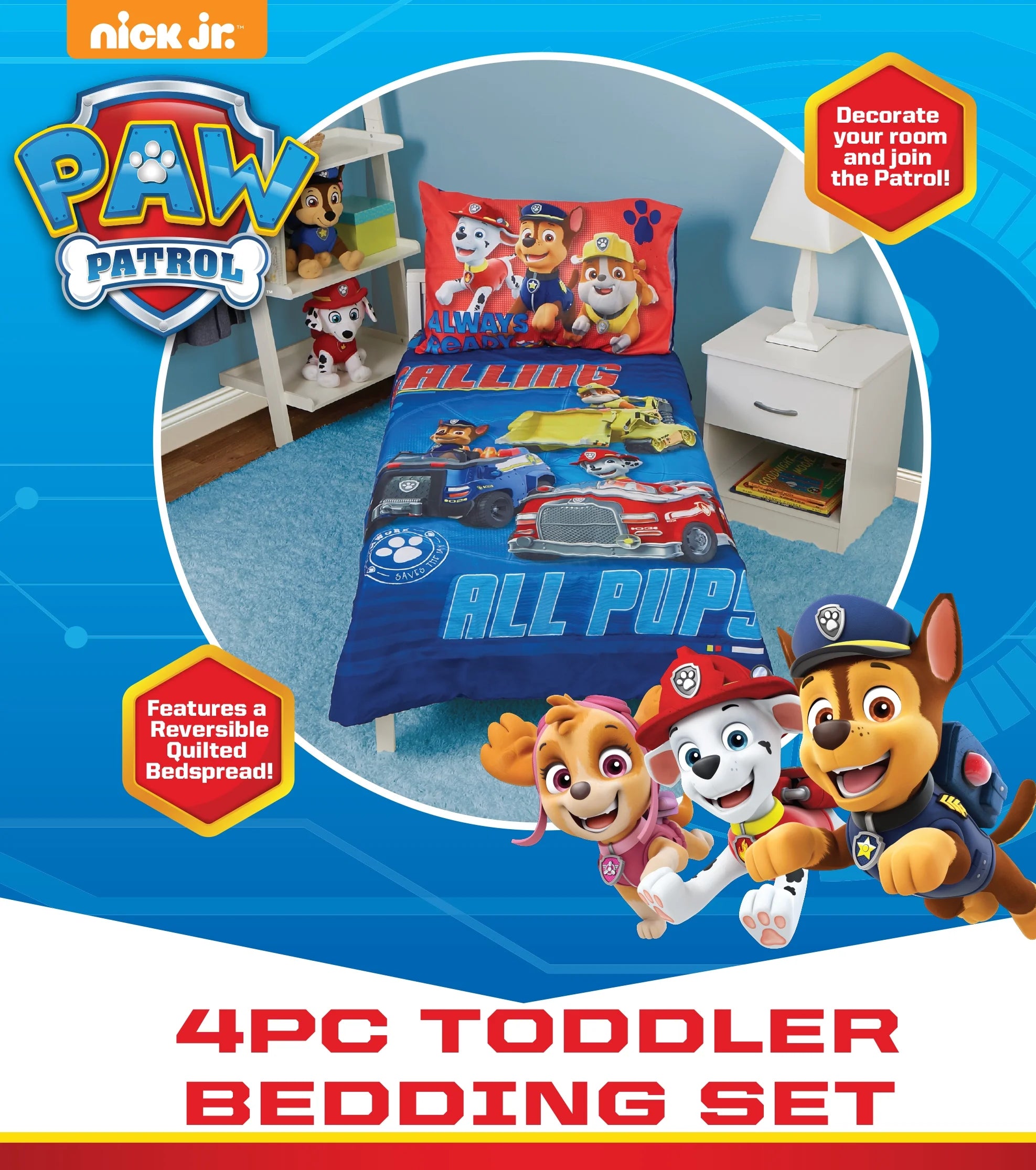 4-Piece Toddler Bedding Set E8012