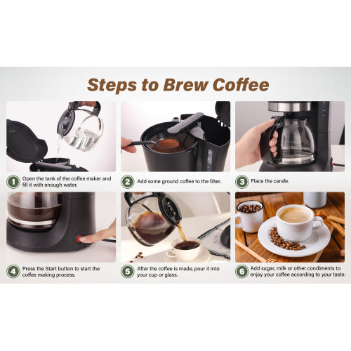 10 Cup Coffee Maker with Washable Permanent Filter C72302