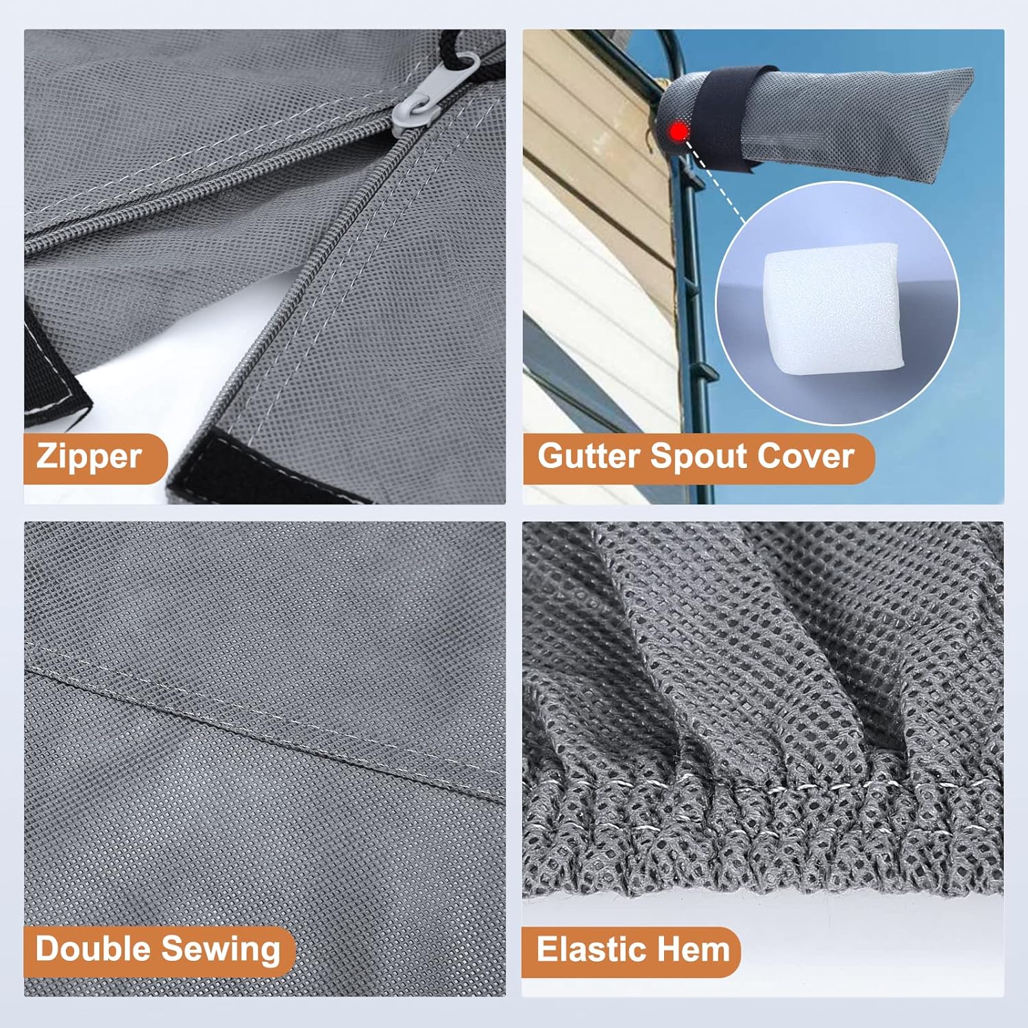 RV Cover for 26’-29’ Motorhome, Anti-UV Rip-Stop G2096