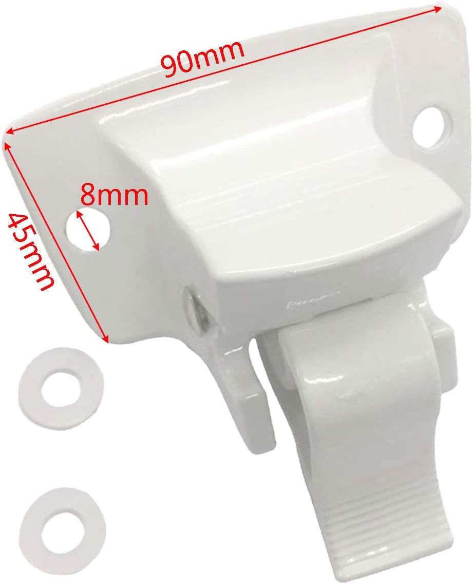 White Wall Mount Bracket for RV Camper Trailer, Pack of 2 K85458