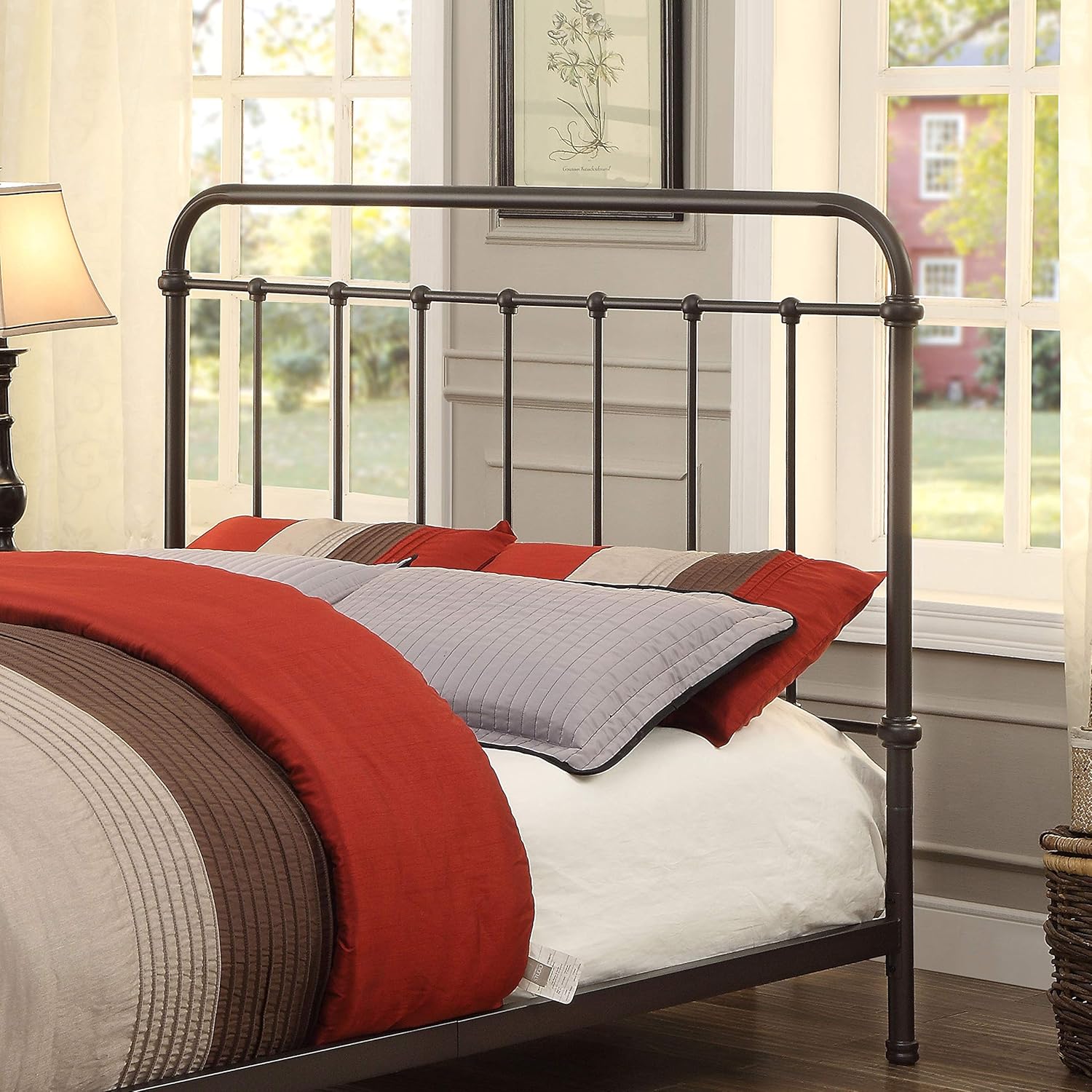 Dark Bronze Eastern King Bed O3721