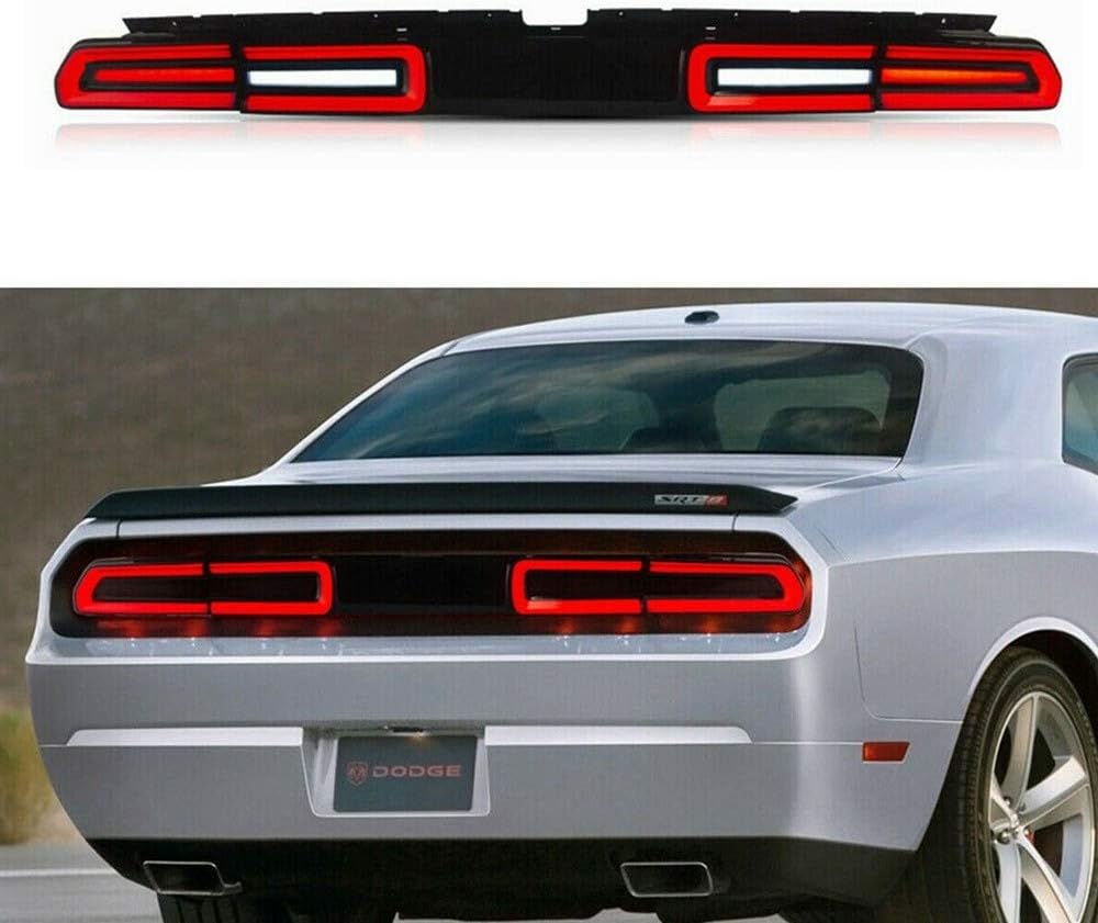 Smoked LED Tail Lights Project Assembly for Dodge Challenger I1459