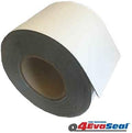 White 4in x 50 ft Rubberized Waterproofing Tape I913926