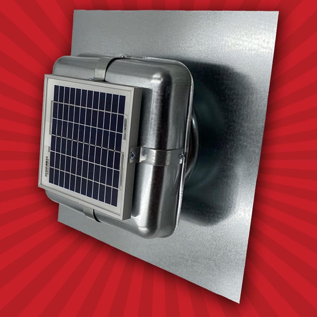 Solar Attic Fan with Galvanized Vent K82444