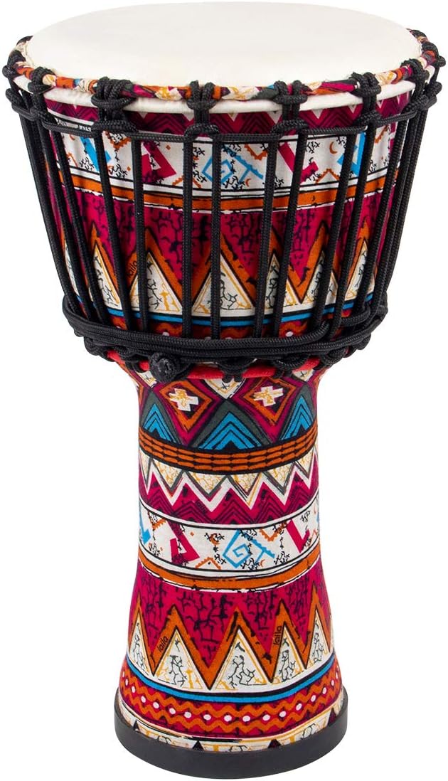 Green Mahogany Goatskin Drumhead Djembe G2453