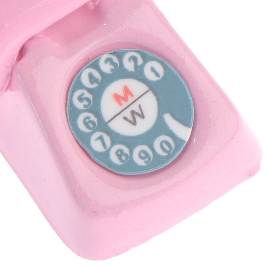 Retro Dollhouse Miniature Telephone Kids Toys M7692
