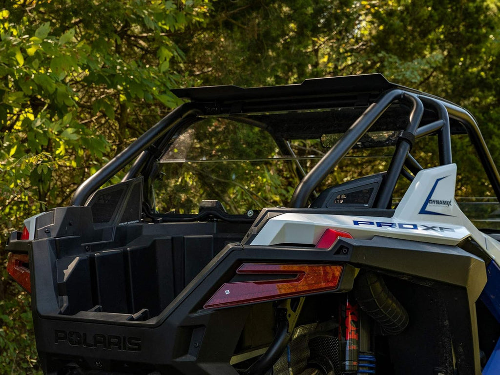 1/4” Clear Polycarbonate Rear Windshield for Polaris RZR PRO XP (2-Seater) Y577701