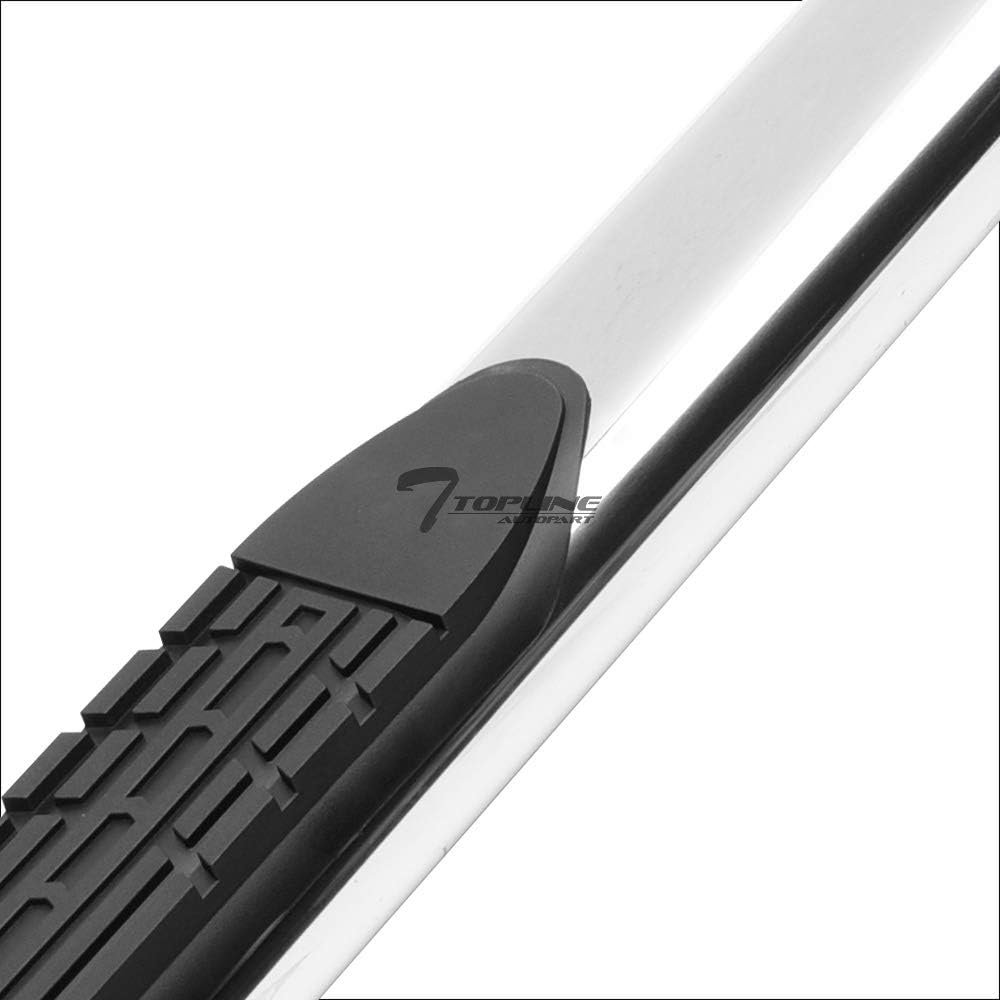 4" Oval Polished Stainless Steel Side Step Nerf Bars Running Boards Y565