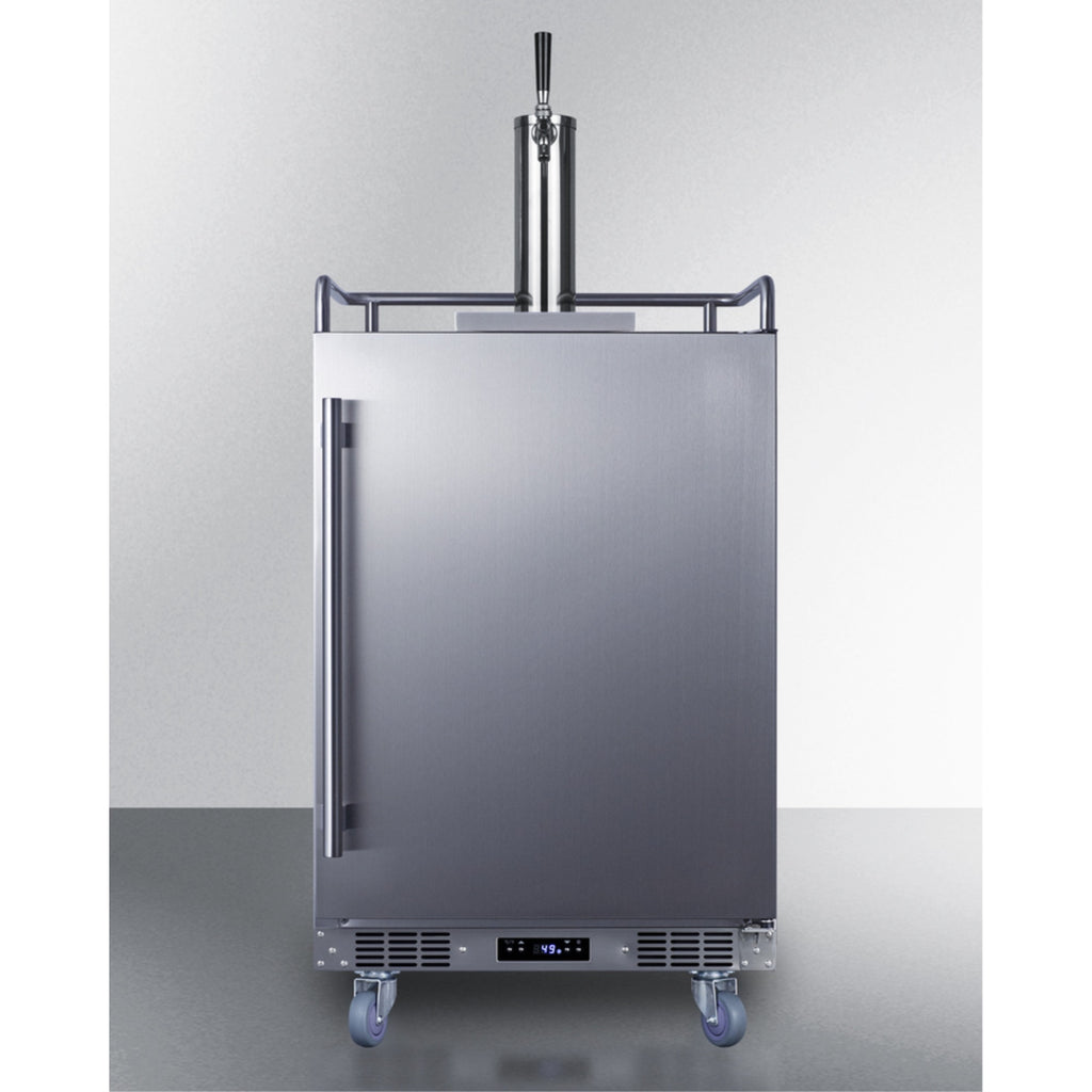 24 in. Built-In Outdoor Beer Kegerator D881750