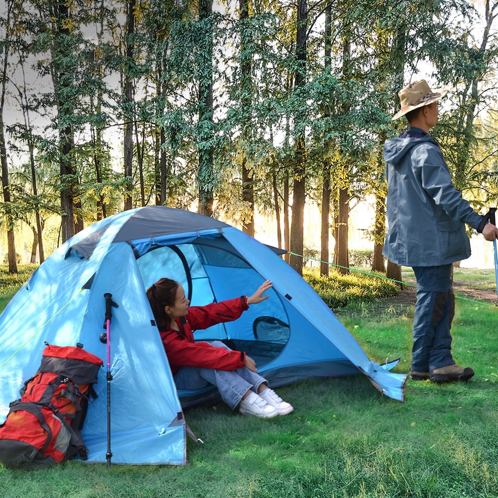 2 Person Aluminum Pole Snow Skirt Tent F813