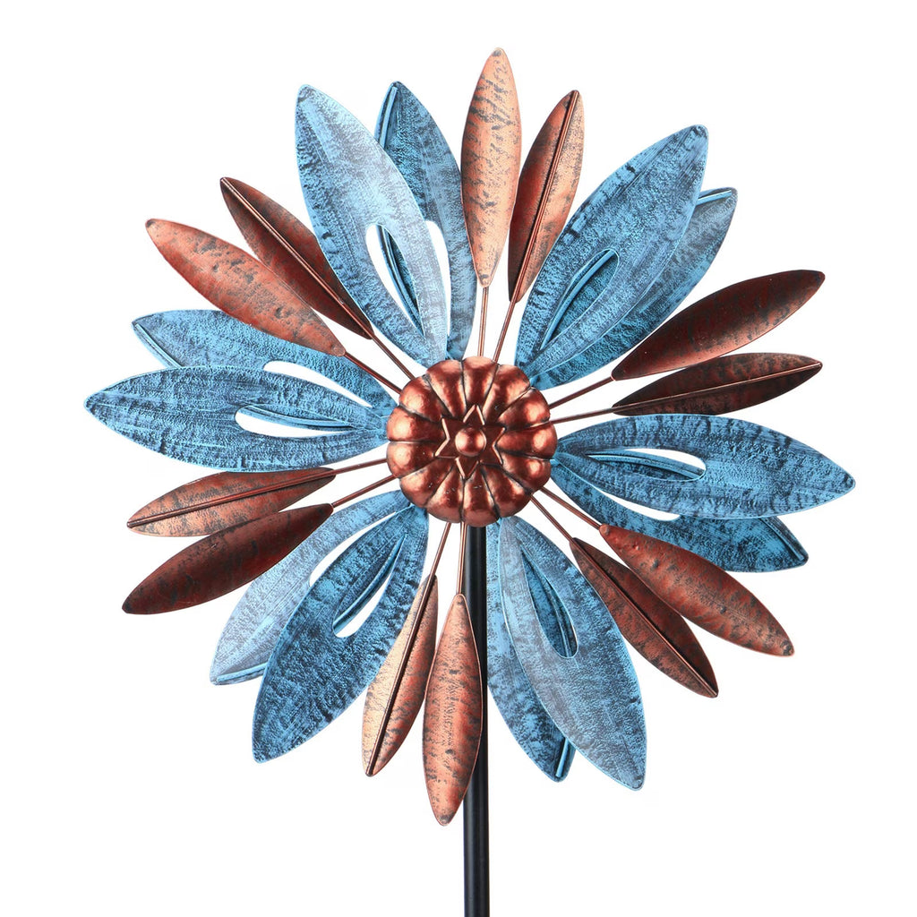 Metal Wind Spinner for Patio Lawn Garden Yard Art Decor Q131
