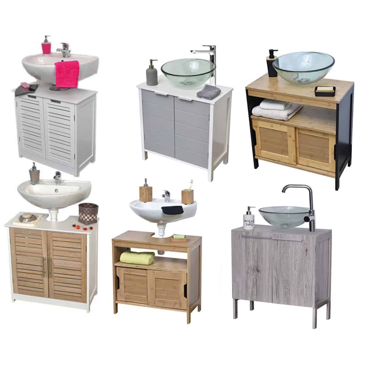 Oslo Gray Oak Under Sink Storage Cabinet O876