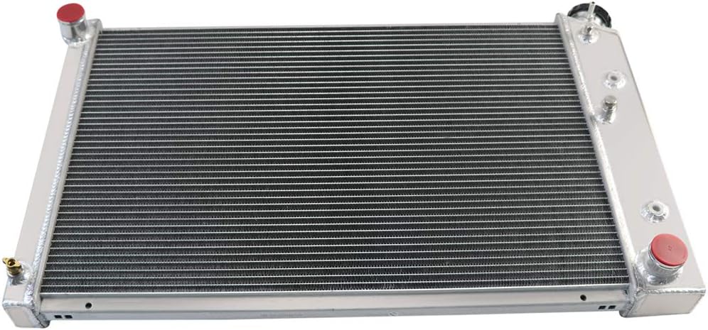 3 Row Aluminum Radiator with Fan Shroud and Thermostat Kit, 32 Overall Width X607