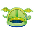 Inflatable Dragon Shade Pool, Cushioned Base, 51" x 40" x 32" K912