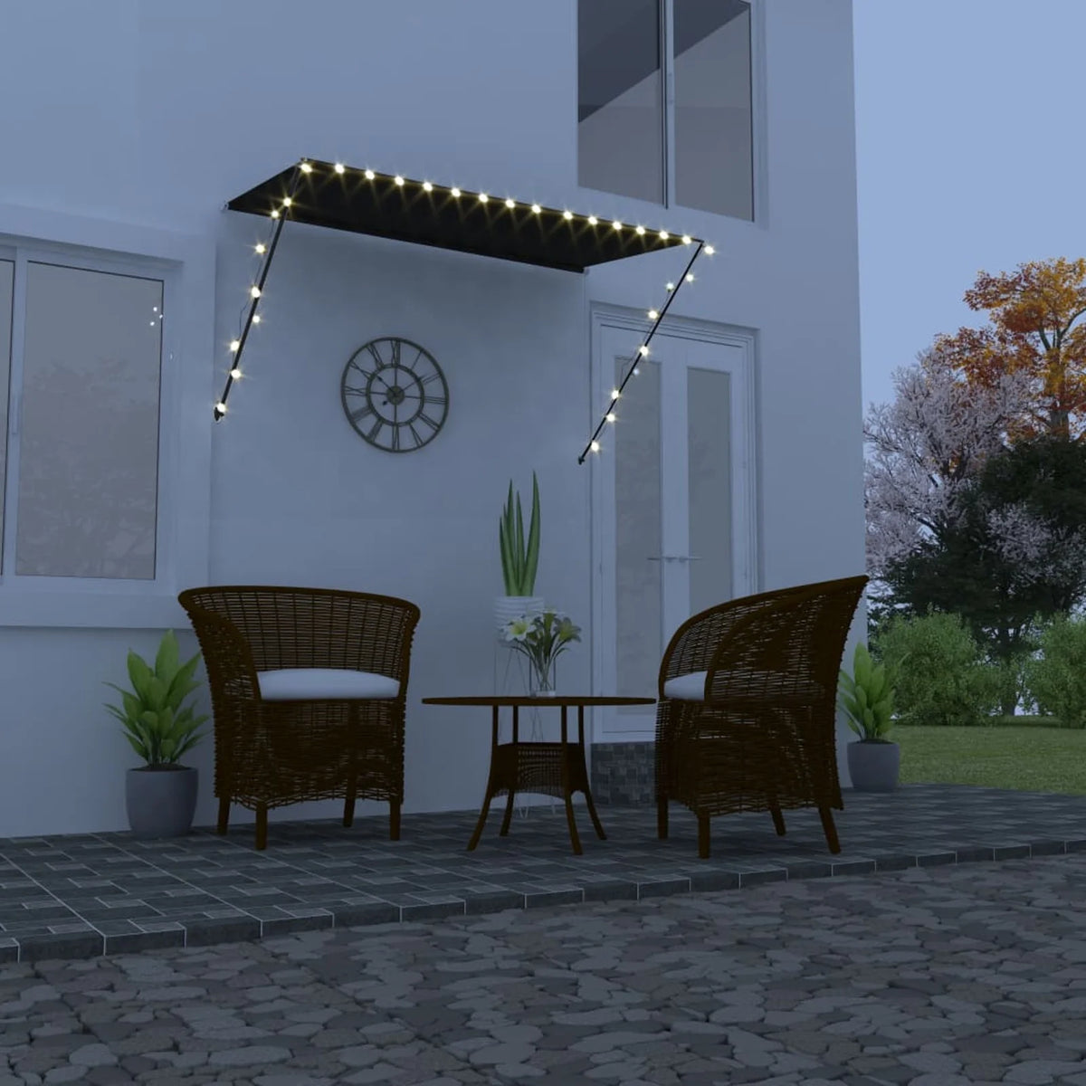 Retractable Awning 98.4"x59.1" Anthracite O434762