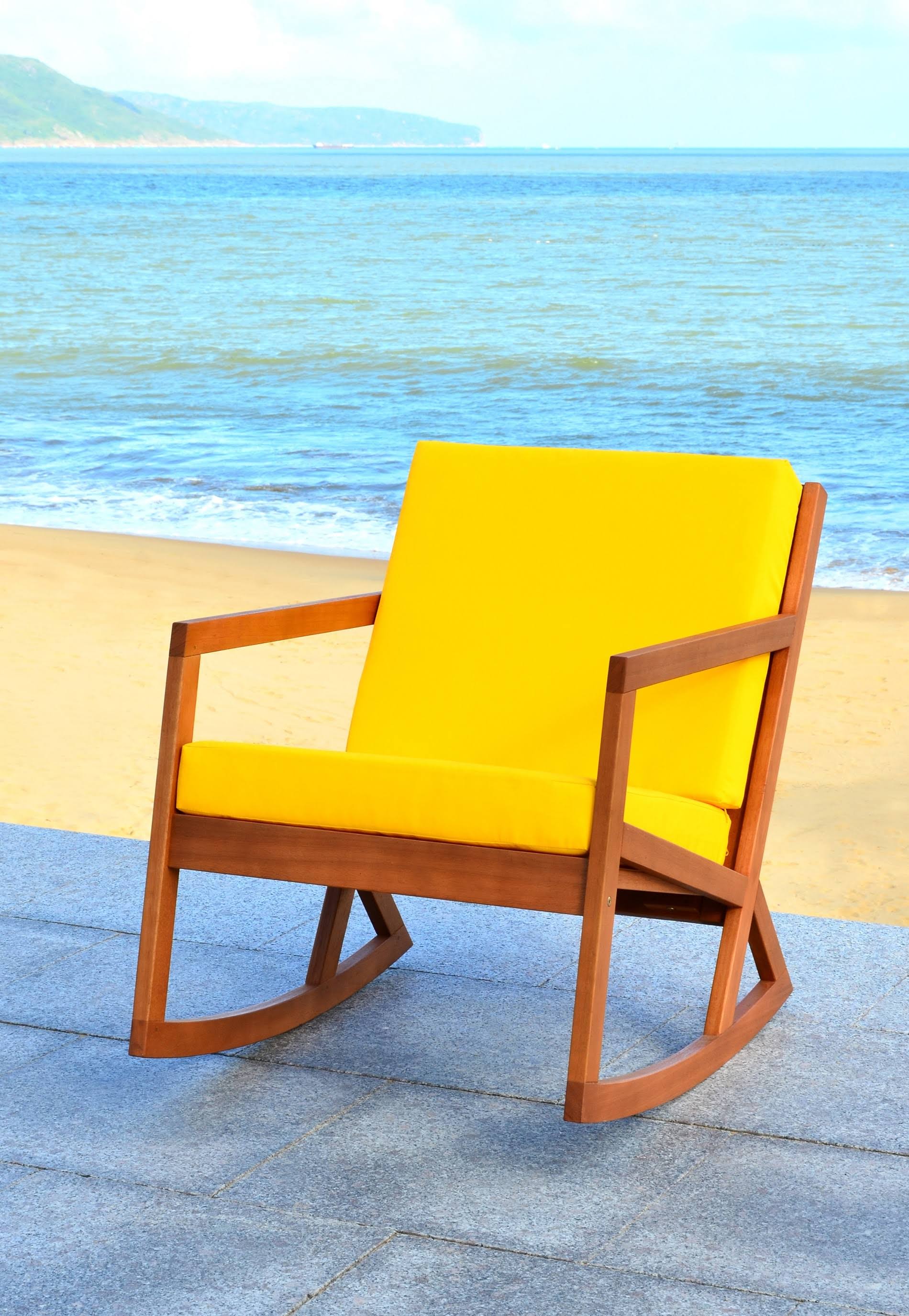 Yellow Rocking Chair L8110