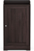 Espresso Louver Door Cabinet X7637