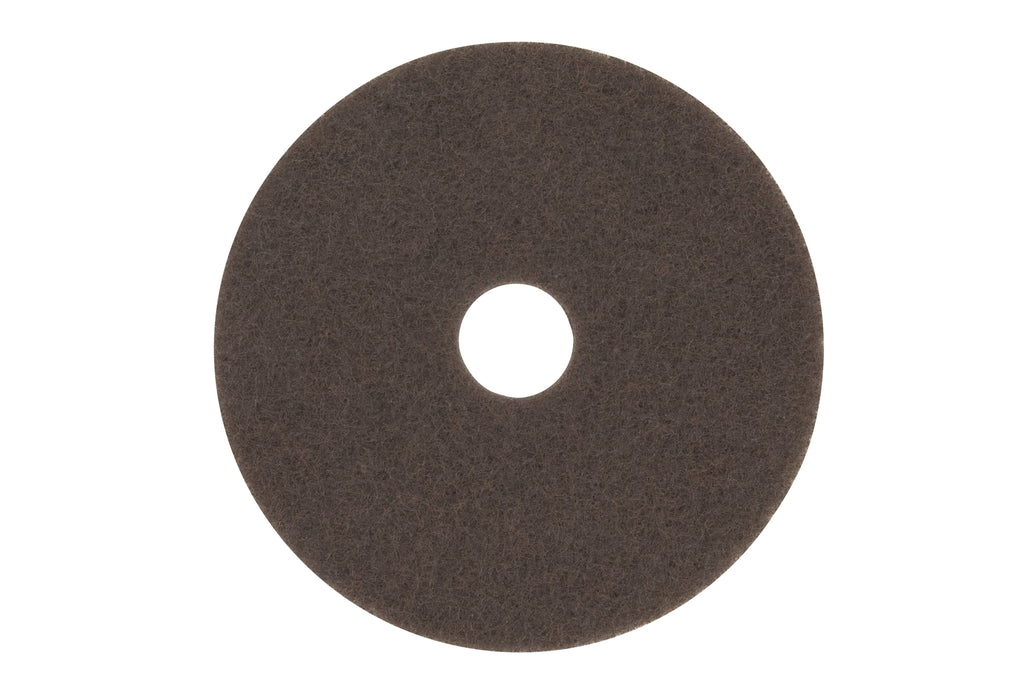 Brown Stripper Pad, 12 in, 5/Case N955052