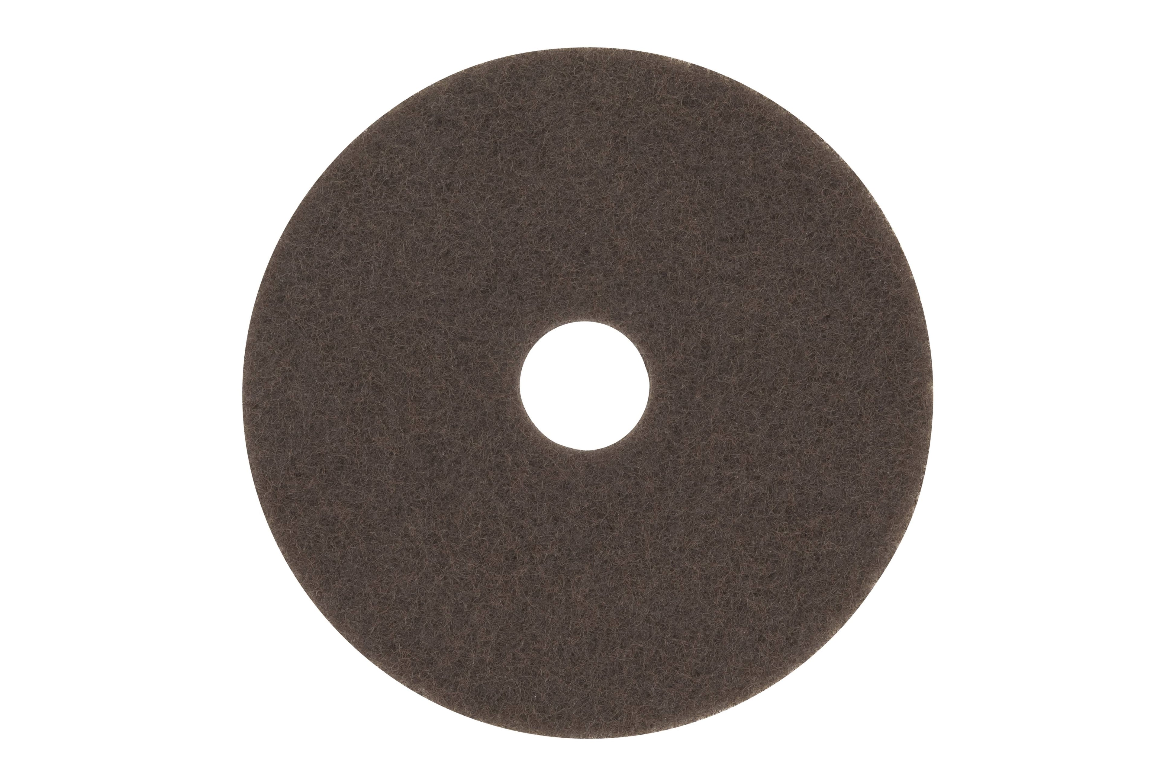 Brown Stripper Pad, 12 in, 5/Case N955052