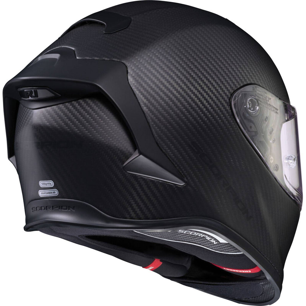 Matte Black Carbon Full Face Helmet K302