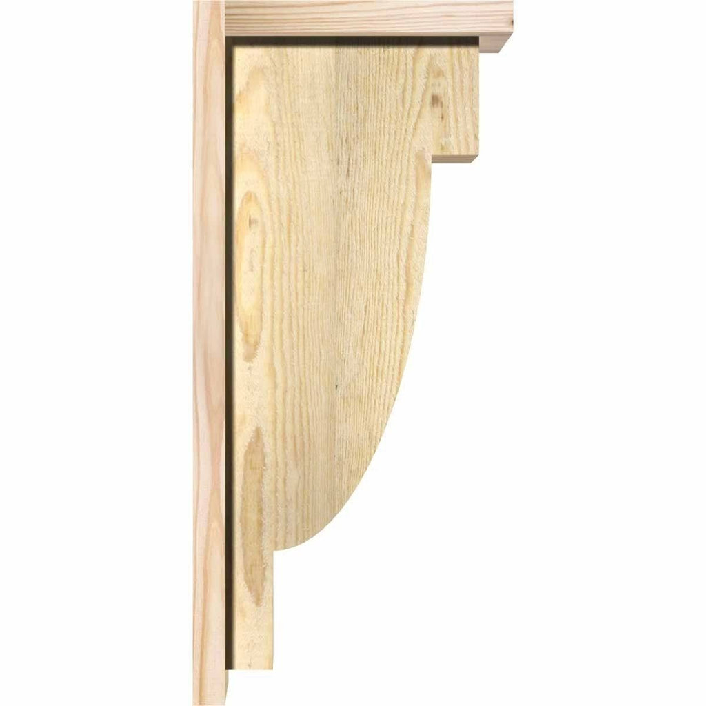 Alpine Rough Sawn Corbel with Backplate, Douglas Fir V53200