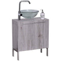Oslo Gray Oak Under Sink Storage Cabinet O876
