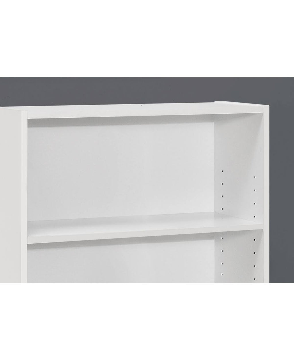 White Bookcase with 3 Shelves H304
