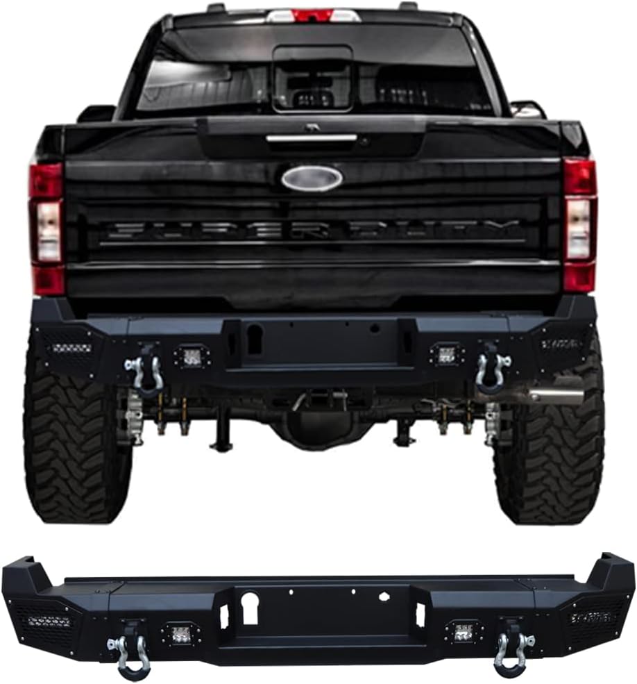 Rear Bumper with LED Lights and Sensor Hole M5339