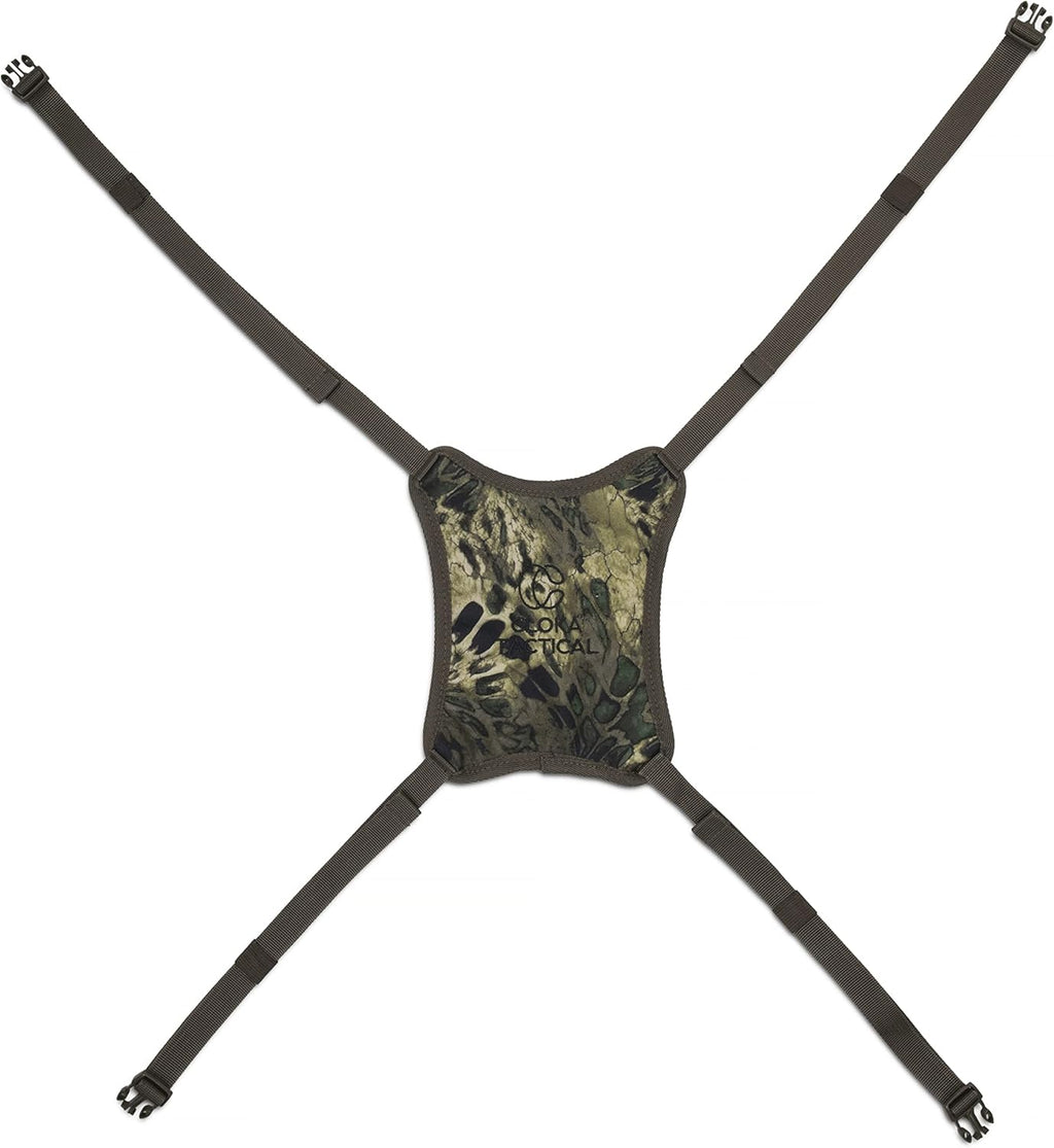 Waterproof Woodlands Camo Binocular Chest Pack with Rangefinder Pouch M6438