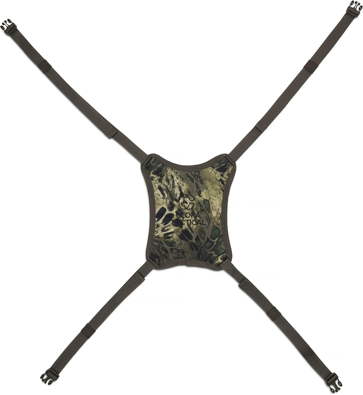 Waterproof Woodlands Camo Binocular Chest Pack with Rangefinder Pouch M6438