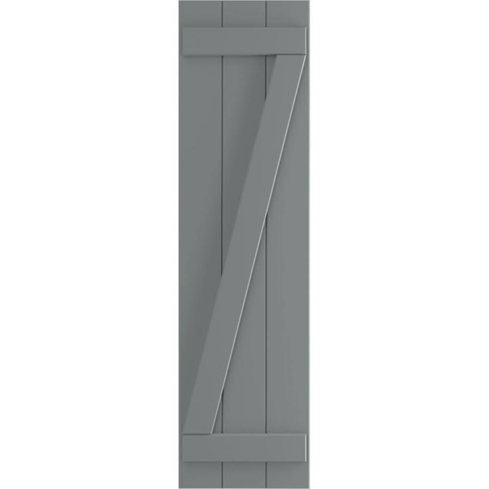 16 1/8x22W x 62x22H PVC Board-n-Batten Shutters I495