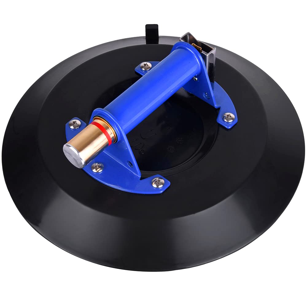 12 Super Strong Glass Suction Cup Vacuum Glass Lifter with Metal Handle and Brass Pump I492