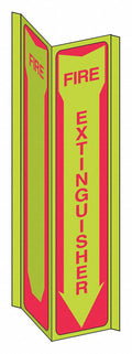 Fire Extinguisher Sign, 18 x 7-1/2in I93923