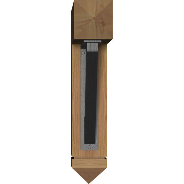 3 1/2 inch x 18 inch x 20 inch Western Red Cedar Bracket K2381