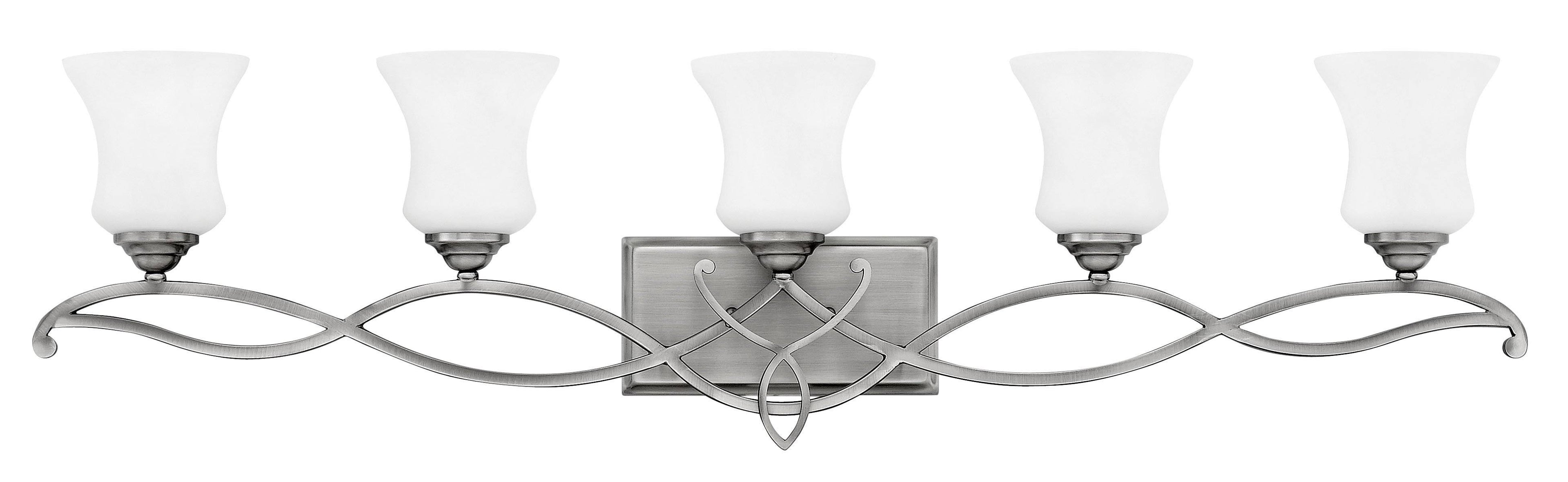 Antique Nickel 5 Light Bath T76431