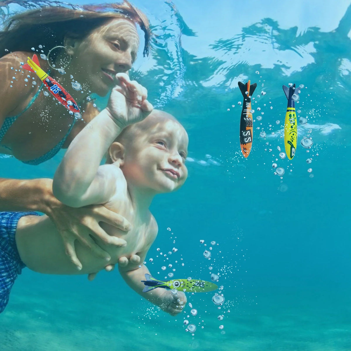 Colorful Diving Pool Sink Ring Toy N8618