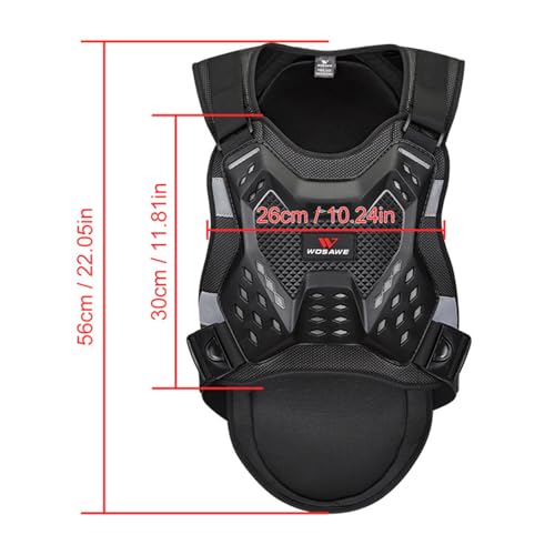 Adult Protective Armor Chest Spine Protector Vest S259194