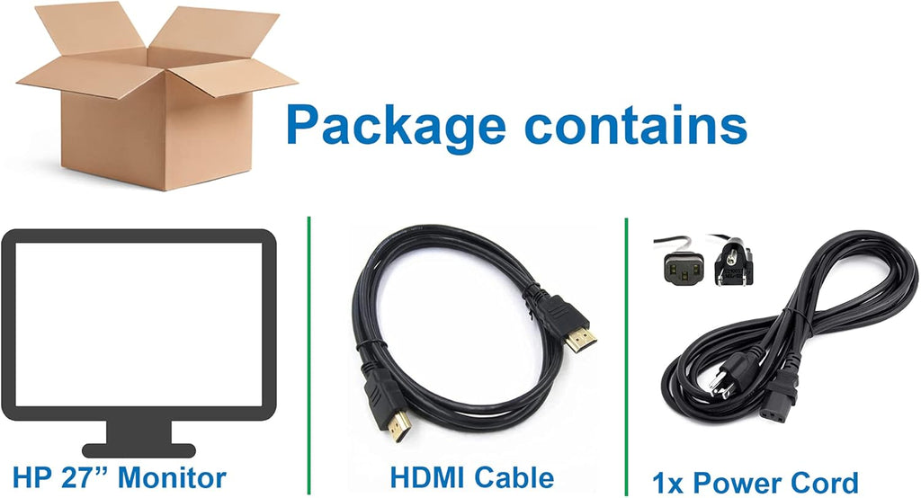 Black 27 Inch 2K QHD Gaming Monitor J955365