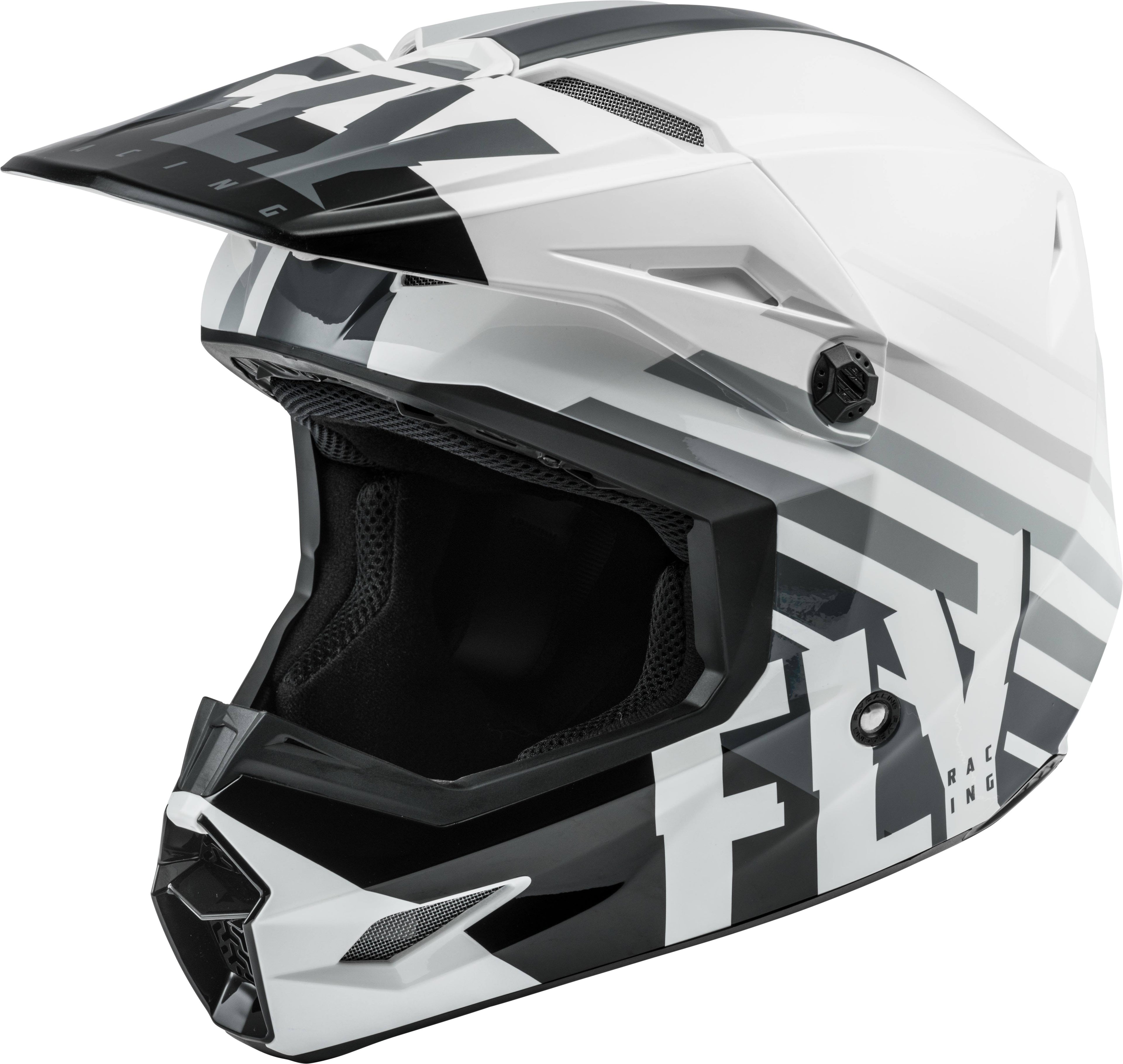 White/Black/Grey Kinetic Helmet D767176