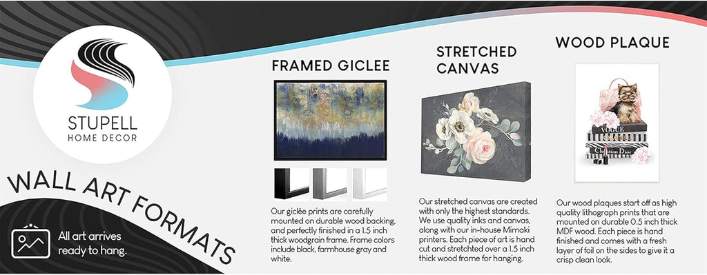 Blue Framed Wall Art, 2pc, Each 11 x 14 Z147