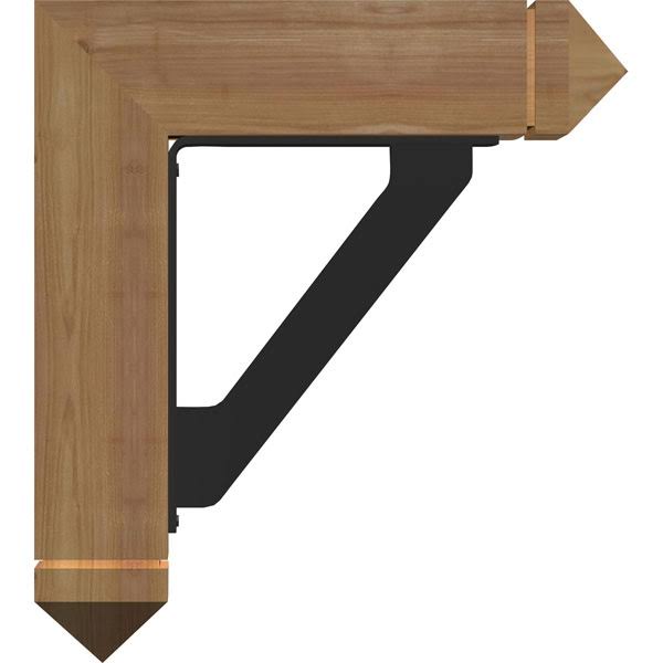 3 1/2 inch x 18 inch x 20 inch Western Red Cedar Bracket K2381