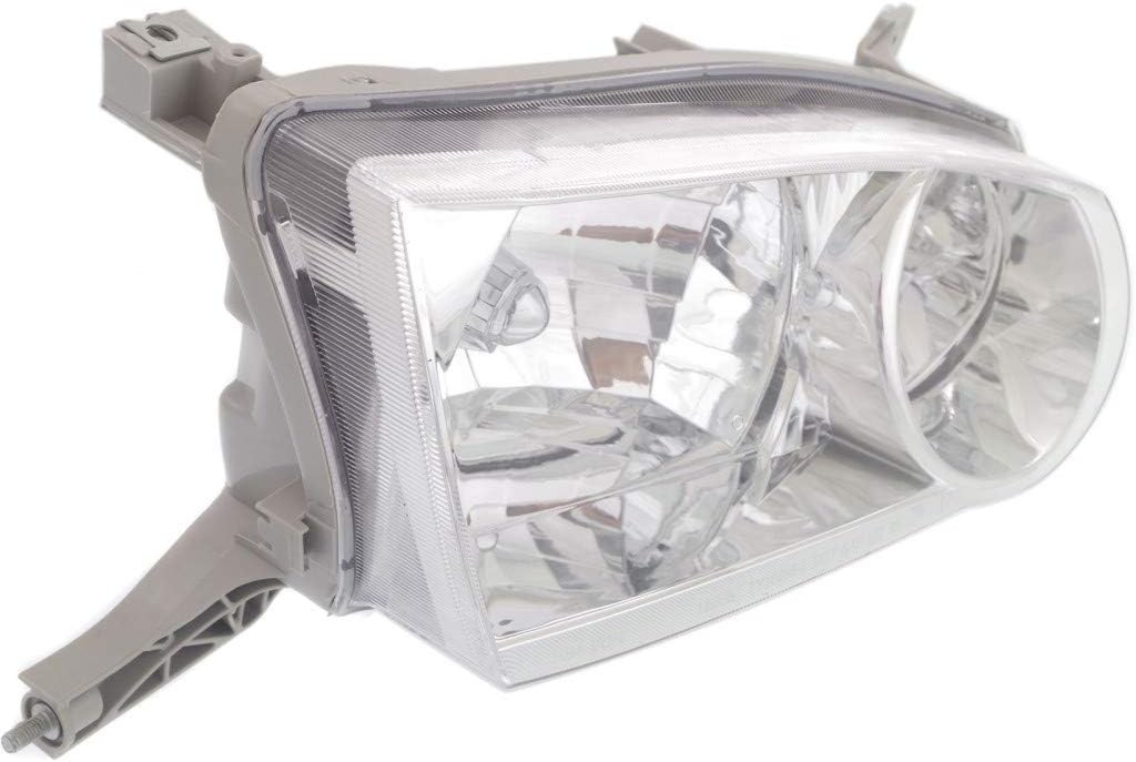 Passenger Side Headlight for Toyota Corolla 2001 2002 Pack of 2 G7508