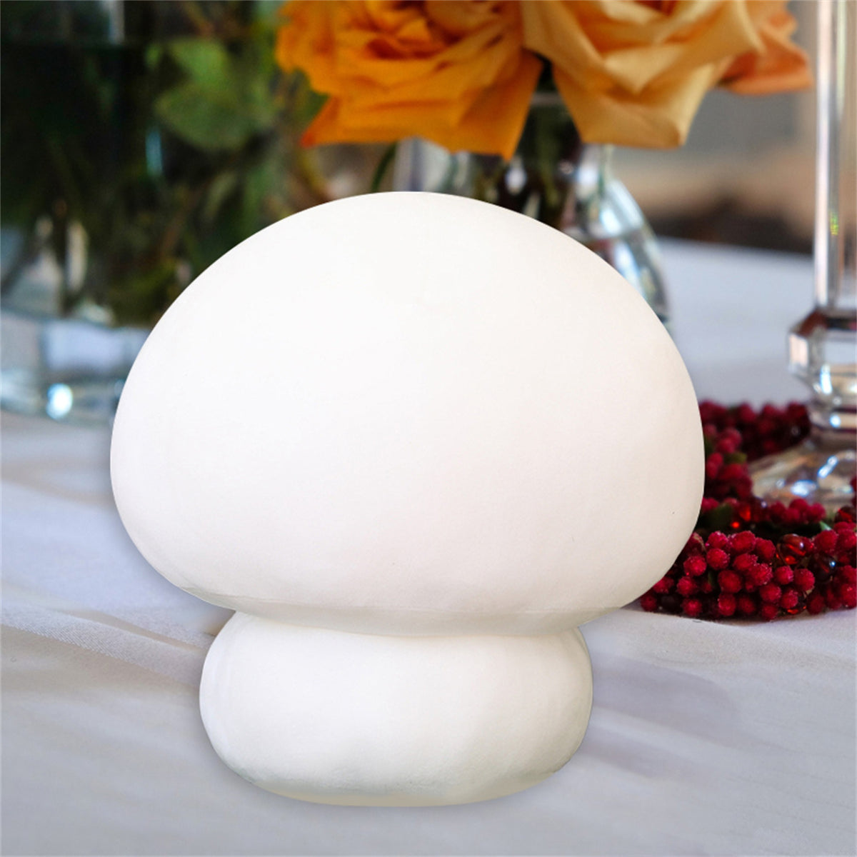 Cute Mushroom Shaped Plush Toy Stuffed Doll N2675