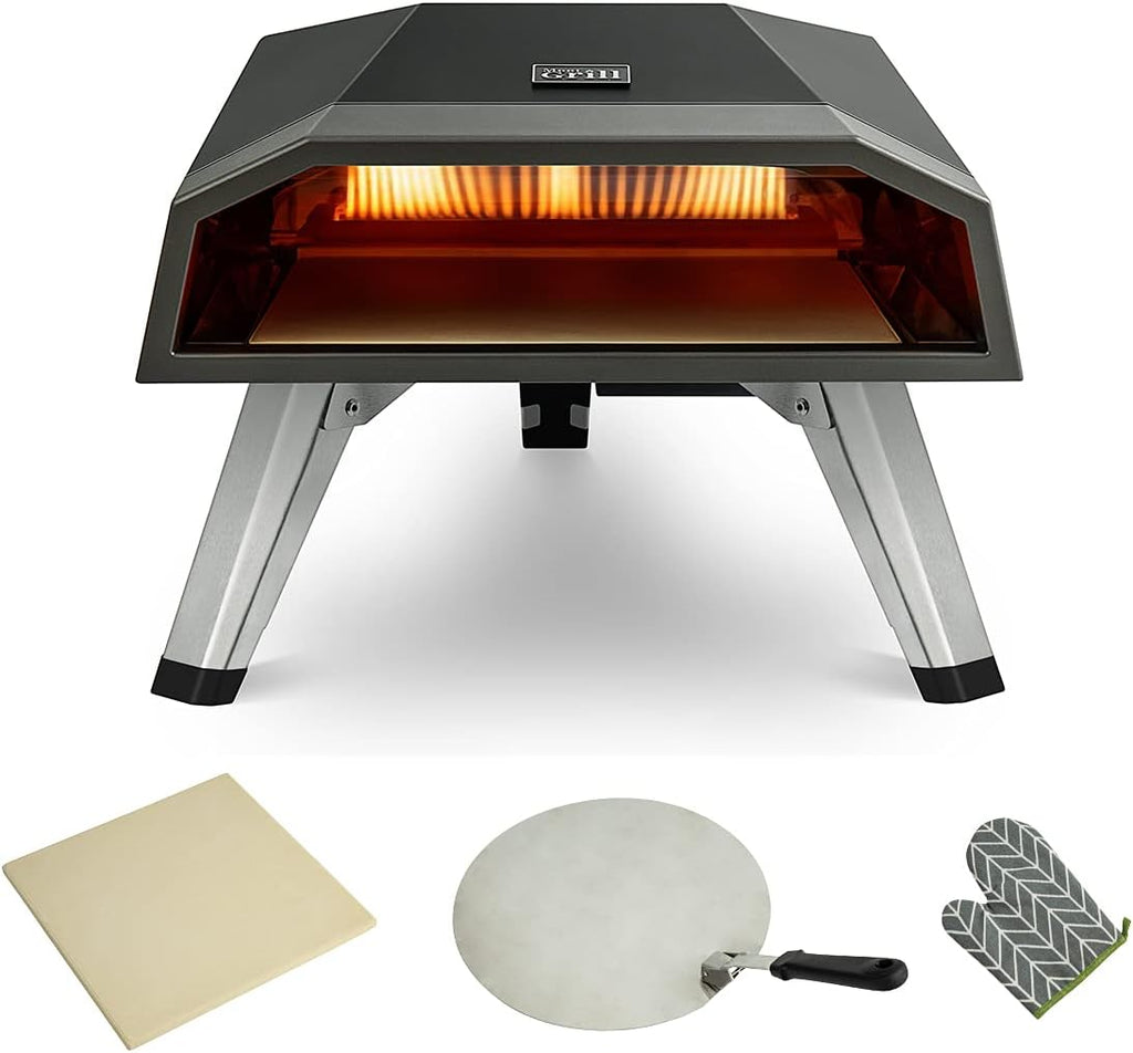 Lightweight Outdoor Propane Pizza Oven with Pizza Stone D755069