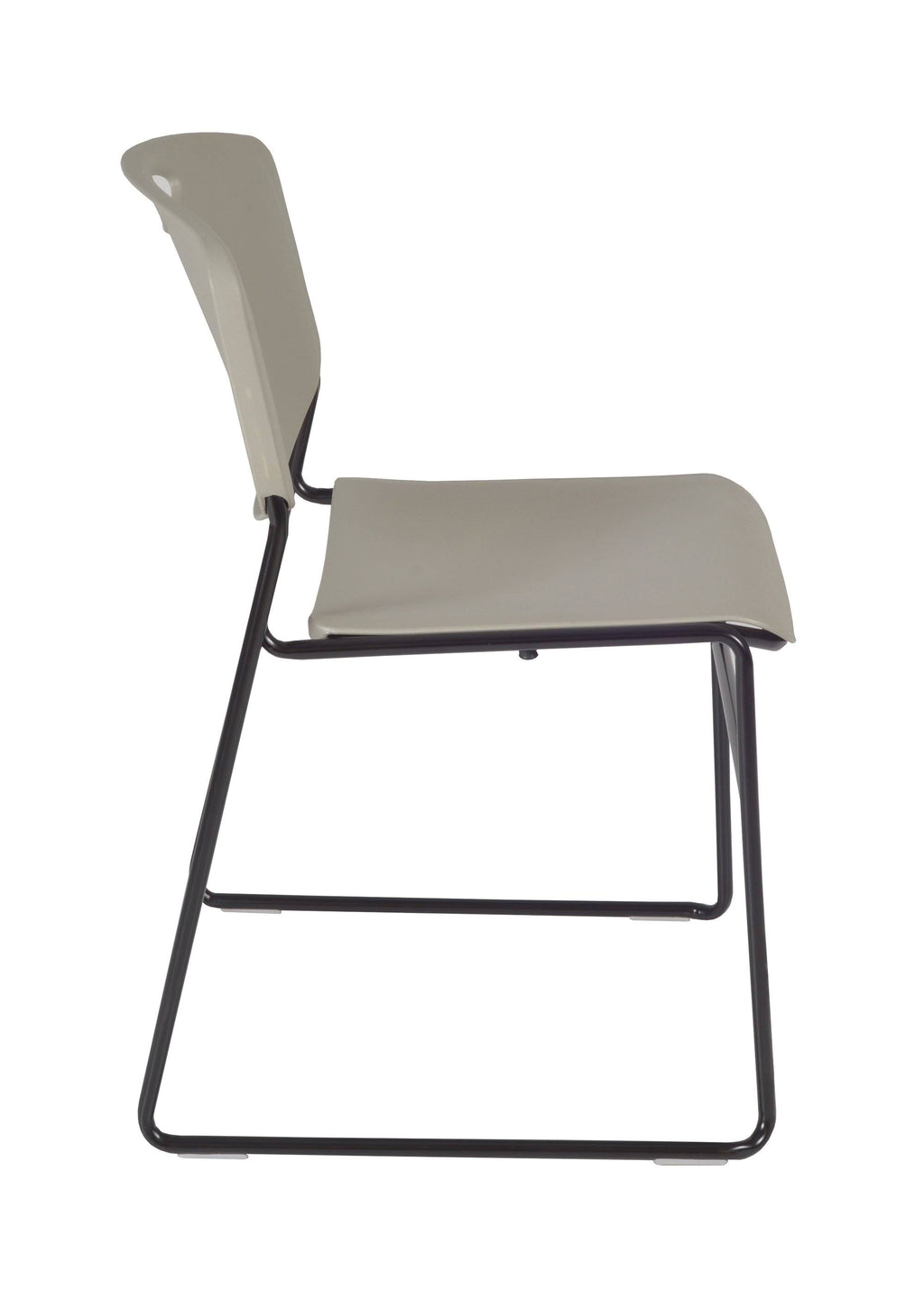 Maple Training Table with 2 Grey Stack Chairs F977