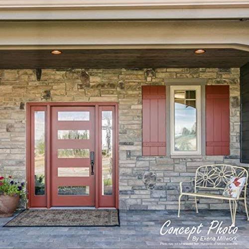 White Composite Board-n-Batten Shutters, Per Pair U7250