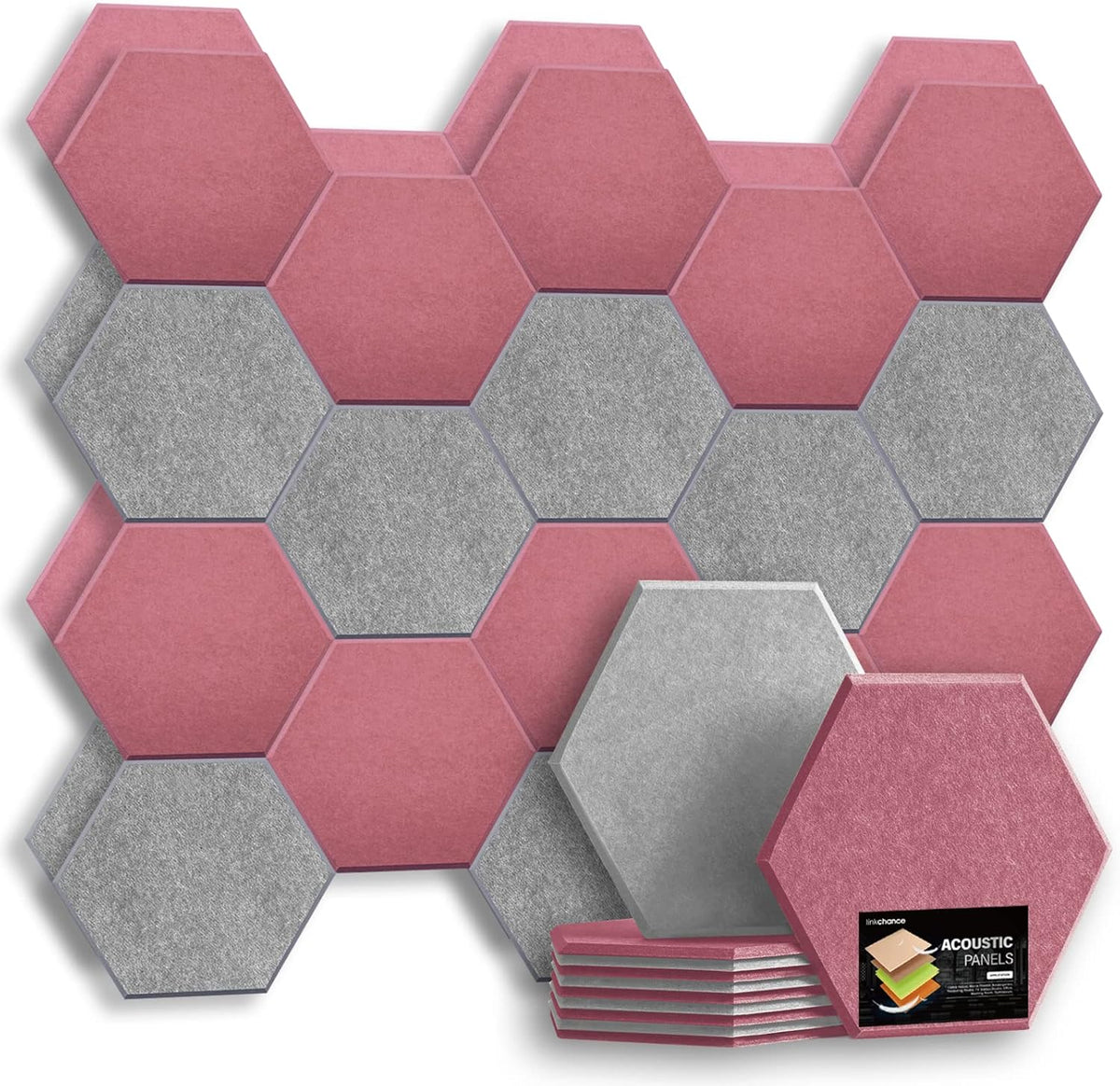 White 12 Pack Acoustic Panels Z707