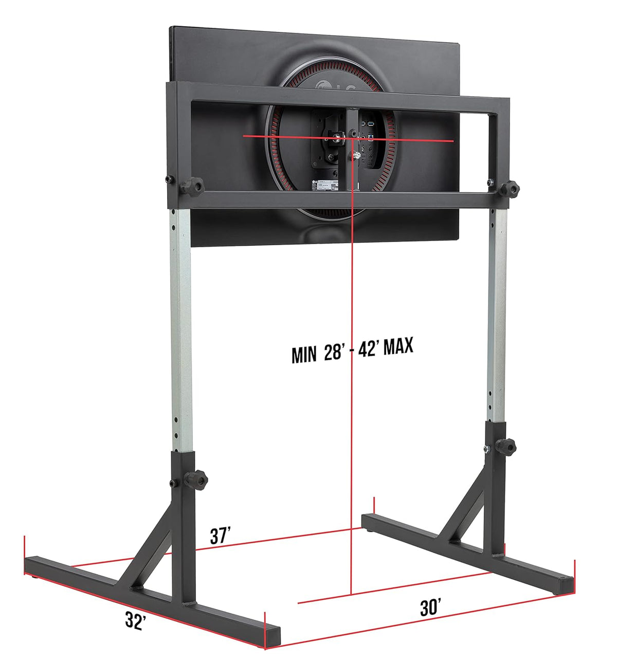 Monitor Mount Floor Stand with VESA Mount J3799