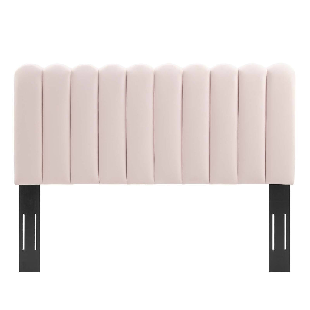 Pink Velvet Full/Queen Headboard U59100