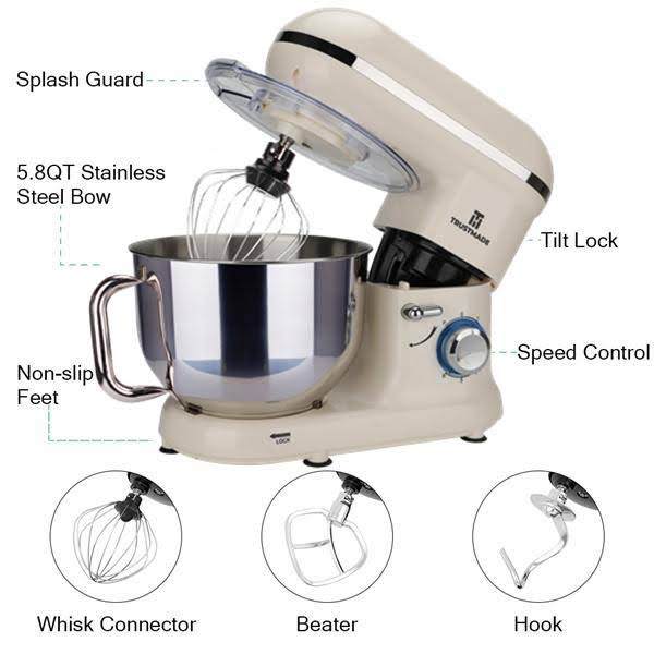 5.8-QT 660W 6-Speed Tilt-Head Stand Mixer V2961